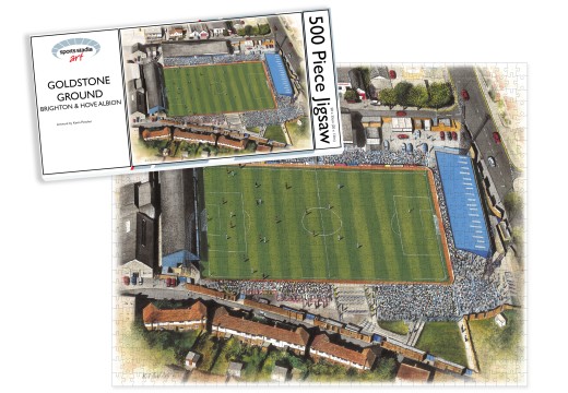 Brighton & Hove Albion FC Goldstone Ground Stadium Jigsaw Puzzle